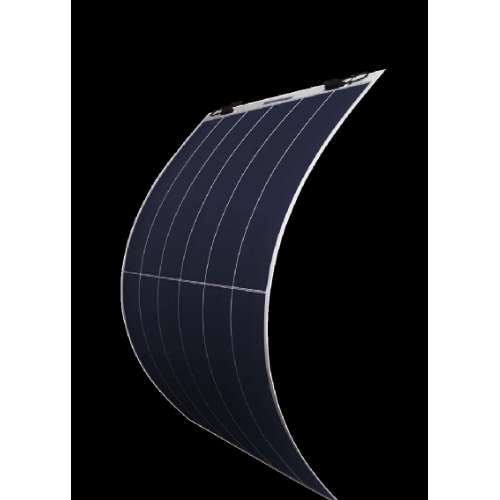 Panneau solaire flexible 115W,1125x540x3mm,8m de câble,surface ETF E, blanc,  AG