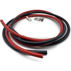 2X1M Câble Batterie 50MM2 - M8 - (Noir - Rouge)