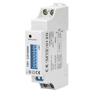 Compteur Électrique 40A - Monophasé - Multifonctions