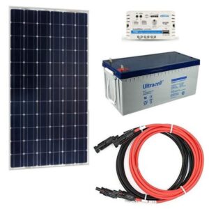 Kit Solaire 350Wc 12V Autonome Stockage 2
