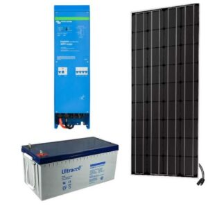 Kit Solaire 450Wc - 230V - Autonome - Stockage 2.4Kwh - Victron Energy