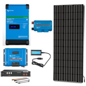 Kit Solaire 4980Wc 230V Autonome Stockage 9.6Kwh Victron Energy