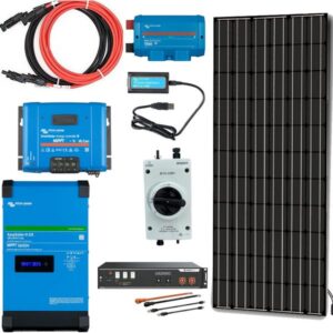 Kit Solaire 4980Wc 230V Autonome Stockage Lithium 9.6Kwh Victron