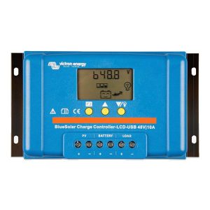 Régulateur De Charge 10A 48V Pwm - Lcd-Usb - Bluesolar - Victron Energy