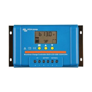 Régulateur De Charge 20A Pwm Duo(2 Batteries)-Lcd-Usb-Victron Energy