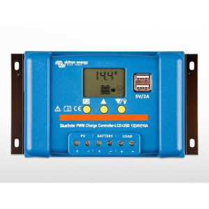 Régulateur De Charge 20A Pwm - Lcd - Usb - Bluesolar - Victron Energy