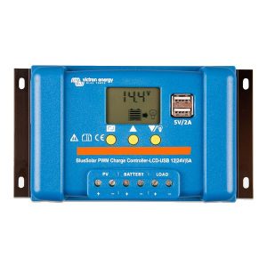 Régulateur De Charge 5A Pwm - Lcd - Usb - Bluesolar - Victron Energy